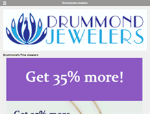 Tablet Screenshot of drummondjewelers.com